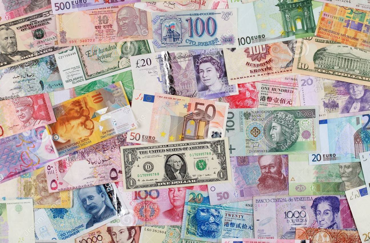 Валюты разных стран мира